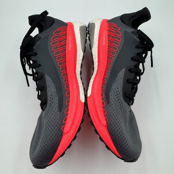 Adidas Solar Glide 3 ST Gray Signal Pink Womens Running Shoes FV7252 Size 9.5 - Picture 7 of 9